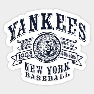 Yankees Vintage Baseball Sticker
